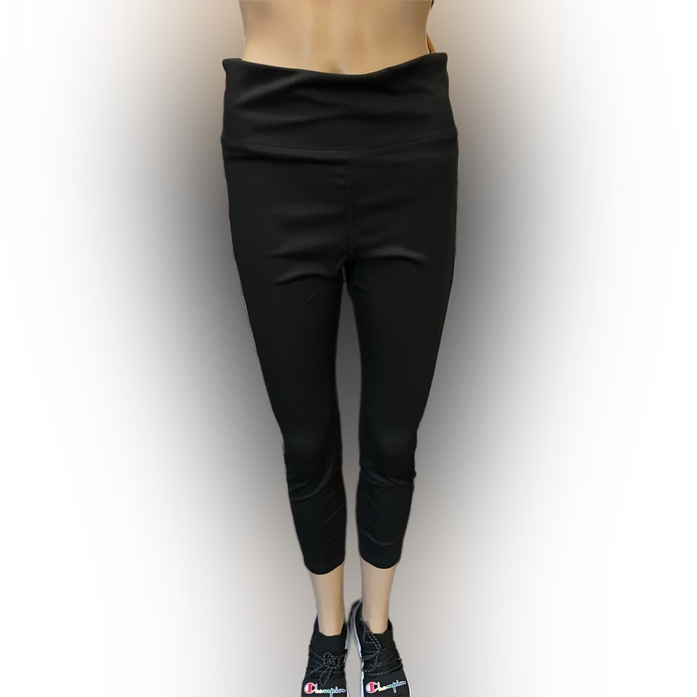 Bebe High Waist Super Support Black Yoga Pants